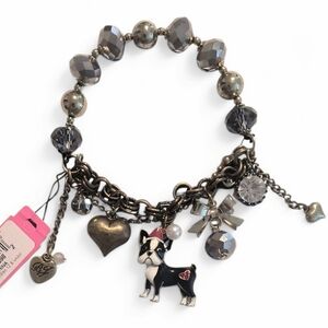 Betsey Johnson Boston Terrier Bracelet